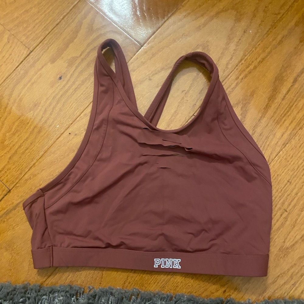 Victoria secret pink dusty rose sports bra